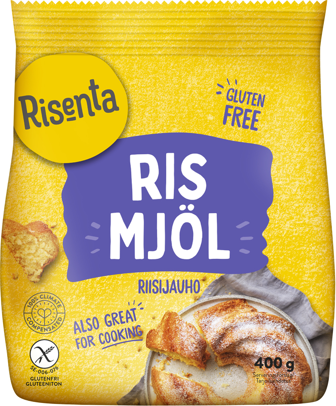Påse med rismjöl från Risenta