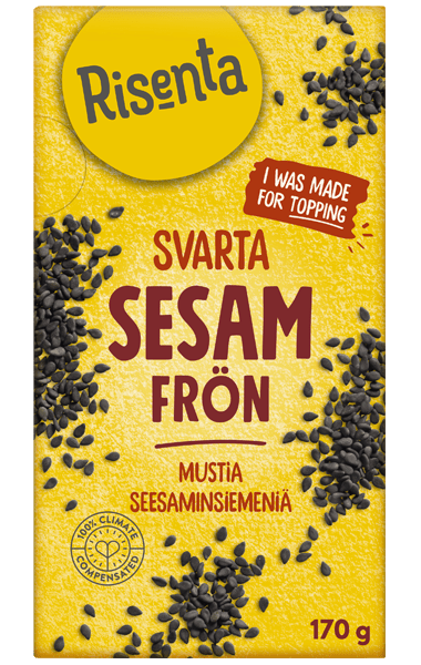 Påse med svarta sesamfrön från Risenta