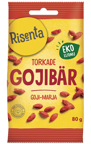 Påse med gojibär från Risenta